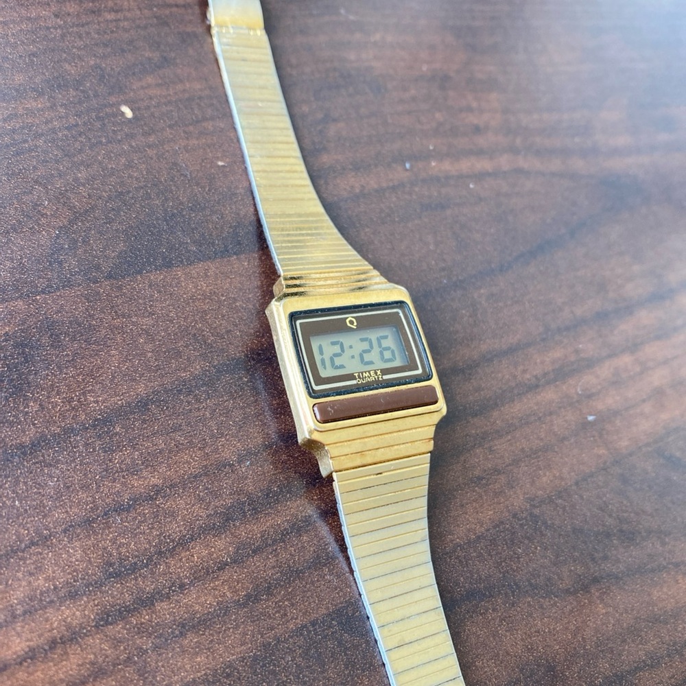 Timex Gold Digital Watch